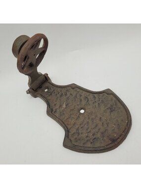 Vintage Cast Iron Door Knocker Star Western Rustic Country 7" X 4.5"